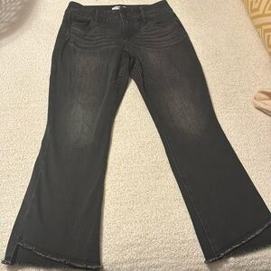 Cabi Hi-Lo Crop Black sz 4